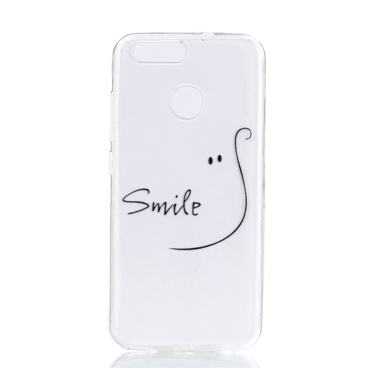Ultra Thin Patterned Soft TPU Shell for Huawei nova 2 - Smile-2