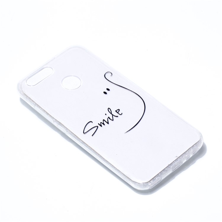 Ultra Thin Patterned Soft TPU Shell for Huawei nova 2 - Smile-3