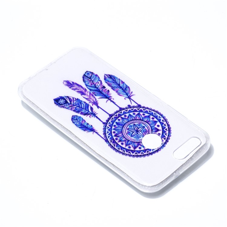 Ultra Thin Patterned Soft TPU Casing for Huawei nova 2 - Purple Dream Catcher-4