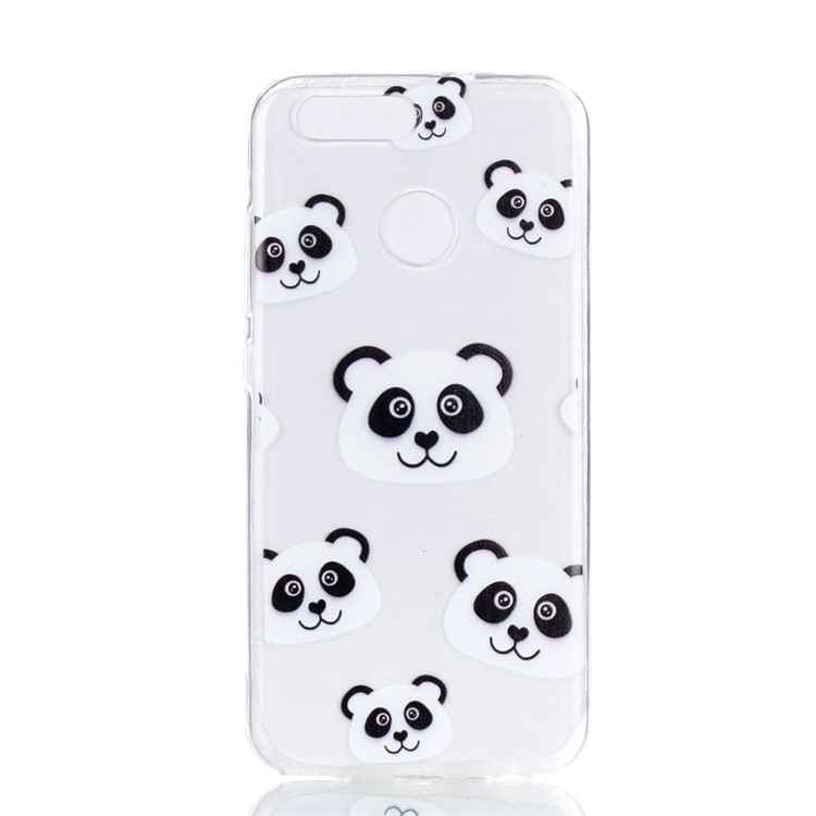 Ultra Thin Patterned Soft TPU Mobile Phone Case for Huawei nova 2 - Pandas-2