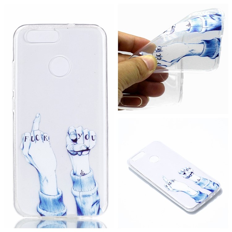 Ultra Thin Patterned Soft TPU Cell Phone Case for Huawei nova 2 - Fist-1