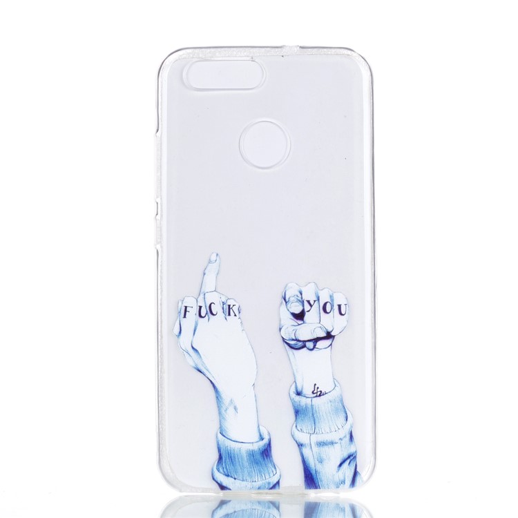 Ultra Thin Patterned Soft TPU Cell Phone Case for Huawei nova 2 - Fist-2