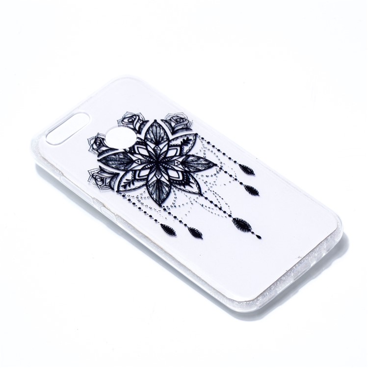 Ultra Thin Patterned Soft TPU Mobile Phone Cover for Huawei nova 2 - Black Dream Catcher-3