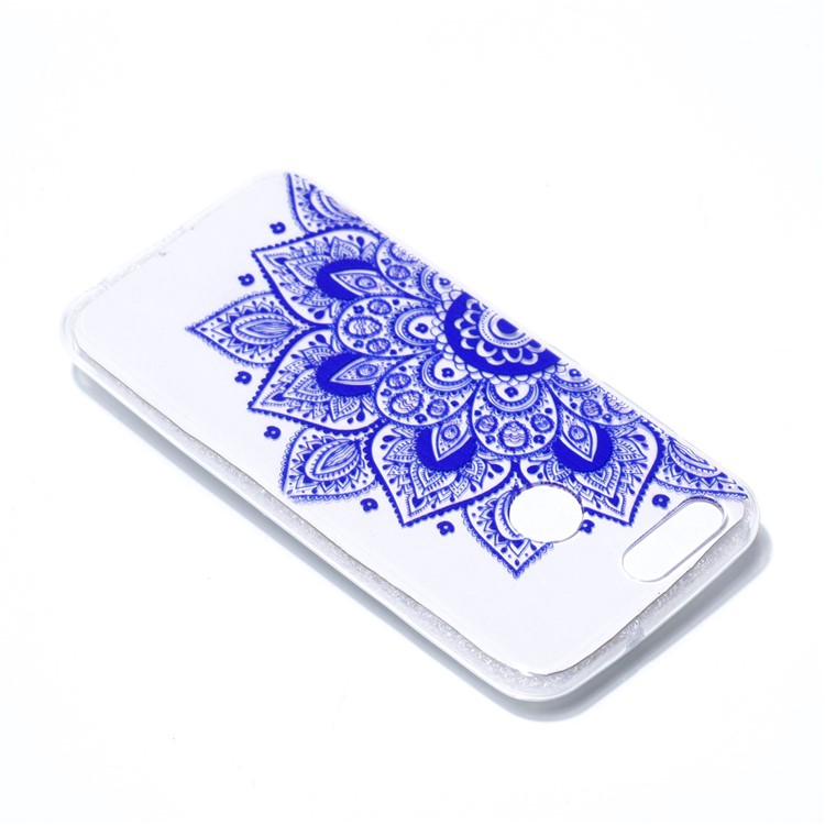 Ultra Thin Patterned Soft TPU Back Case for Huawei nova 2 - Half Flower-4
