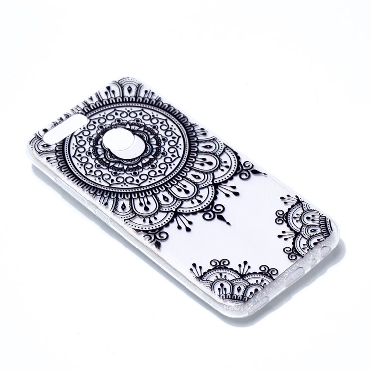 Ultra Thin Patterned Soft TPU Back Casing for Huawei nova 2 - Lace Pattern-3