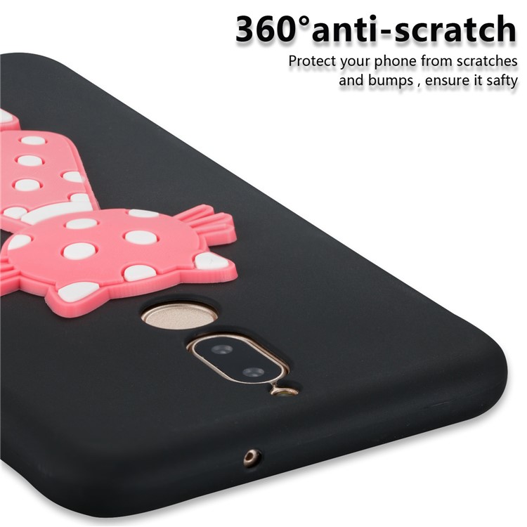 Adorable 3D Cat Pattern TPU Case for Huawei Mate 10 Lite/nova 2i/Maimang 6/Honor 9i (India) - Black-5