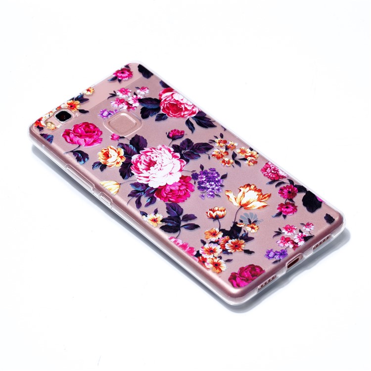 Ultra Thin Patterned Soft TPU Case for Huawei P9 Lite/G9 Lite - Roses-3