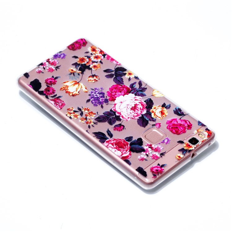 Ultra Thin Patterned Soft TPU Case for Huawei P9 Lite/G9 Lite - Roses-4