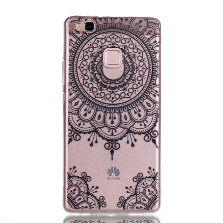 Ultra Thin Patterned Soft TPU Cover for Huawei P9 Lite/G9 Lite - Lace Pattern-2
