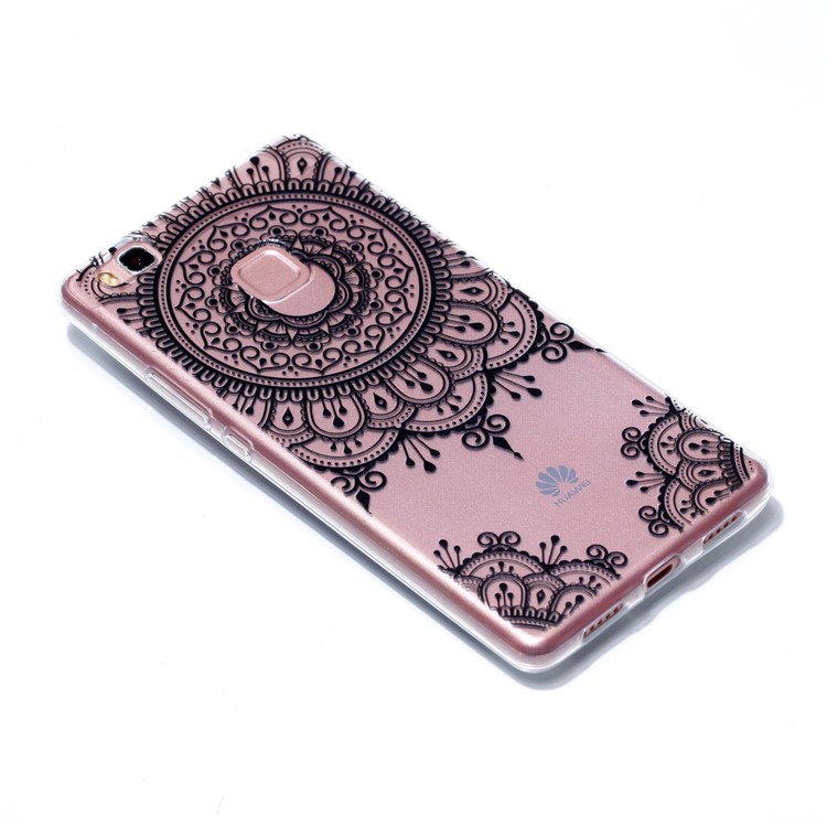 Ultra Thin Patterned Soft TPU Cover for Huawei P9 Lite/G9 Lite - Lace Pattern-3