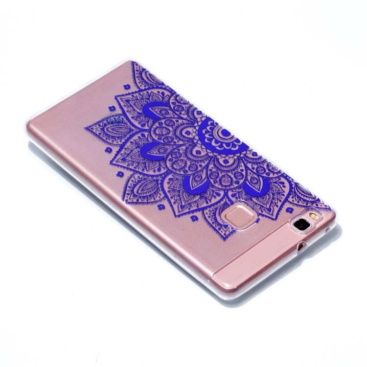 Ultra Thin Patterned Soft TPU Shell for Huawei P9 Lite/G9 Lite - Half Flower-4