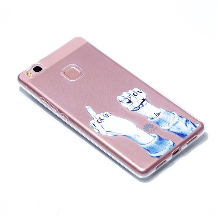 Ultra Thin Patterned Soft TPU Mobile Phone Case for Huawei P9 Lite/G9 Lite - Fist-3