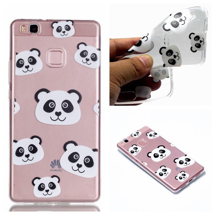 Ultra Thin Patterned Soft TPU Cell Phone Case for Huawei P9 Lite/G9 Lite - Pandas-1