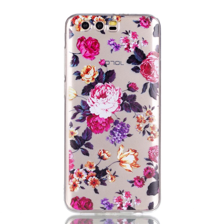 Ultra Thin Patterned Soft TPU Case for Huawei Honor 9 - Roses-2