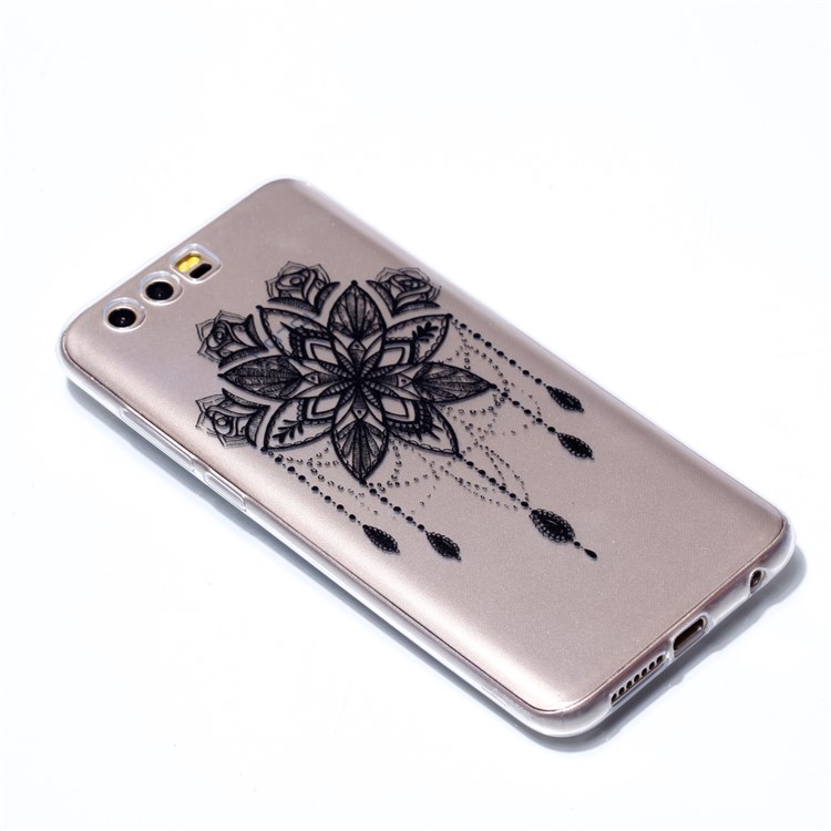 Ultra Thin Patterned Soft TPU Cover for Huawei Honor 9 - Black Dream Catcher-3