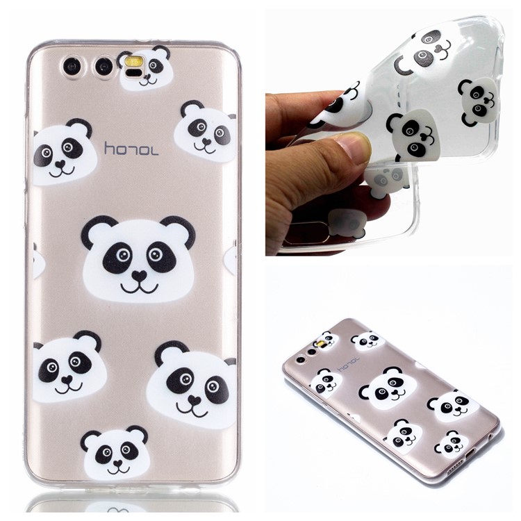 Ultra Thin Patterned Soft TPU Cell Phone Case for Huawei Honor 9 - Pandas-1