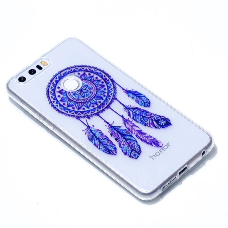 Pattern Printing Soft TPU Phone Case for Huawei Honor 8 - Dream Catcher-3