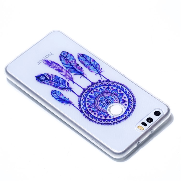 Pattern Printing Soft TPU Phone Case for Huawei Honor 8 - Dream Catcher-4