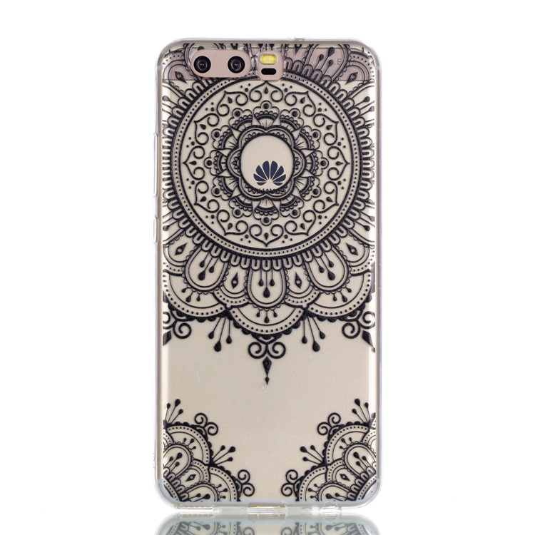 Pattern Printing TPU Cover Case for Huawei P10 - Mandala Flowers-2