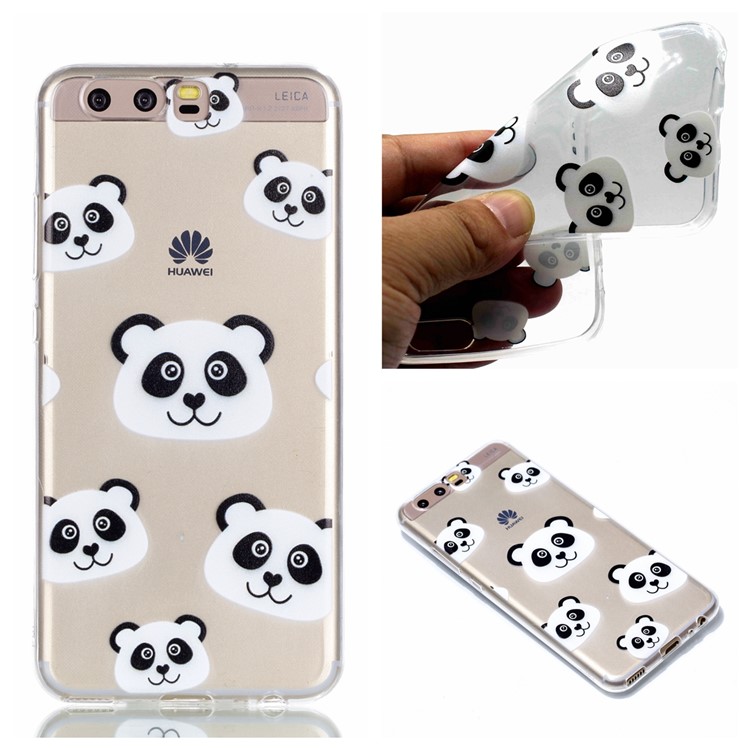 Pattern Printing TPU Cell Phone Case for Huawei P10 - Panda Pattern-1