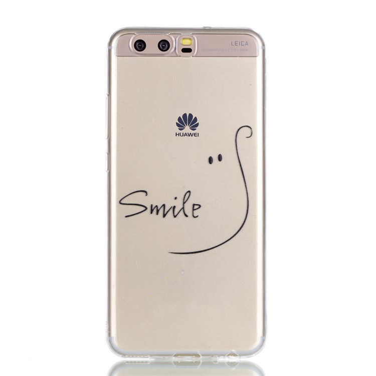 Pattern Printing TPU Protection Case for Huawei P10 - SMILE Pattern-2