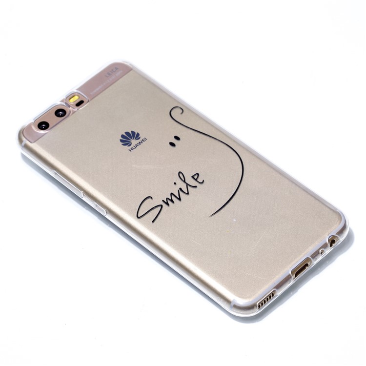 Pattern Printing TPU Protection Case for Huawei P10 - SMILE Pattern-3