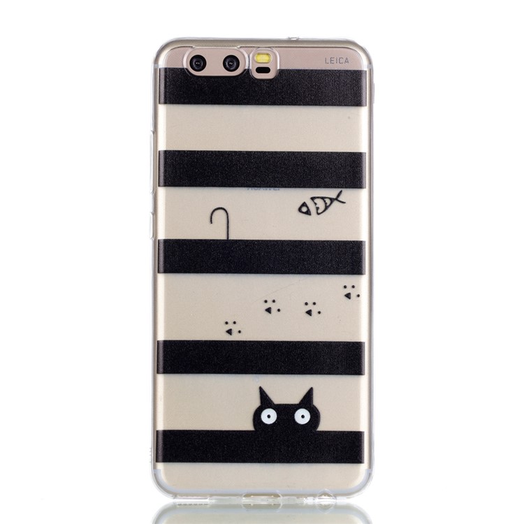 Pattern Printing TPU Phone Shell Case for Huawei P10 - Stripes Pattern-2