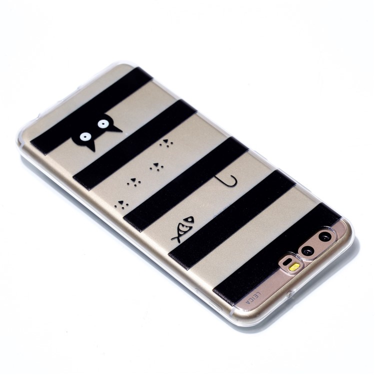 Pattern Printing TPU Phone Shell Case for Huawei P10 - Stripes Pattern-4