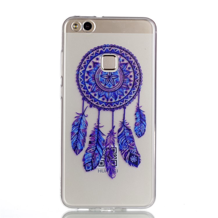 Ultra Thin Patterned Soft TPU Casing for Huawei P10 Lite - Purple Dream Catcher-2