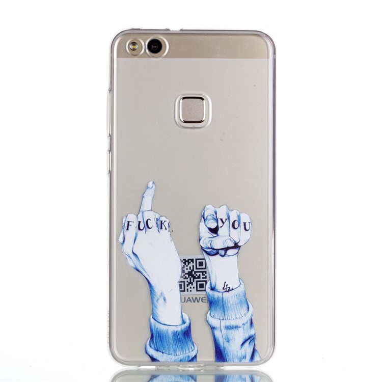 Ultra Thin Patterned Soft TPU Mobile Phone Case for Huawei P10 Lite - Fist-2