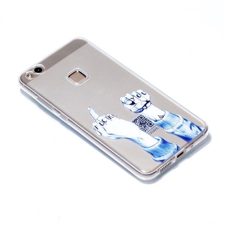 Ultra Thin Patterned Soft TPU Mobile Phone Case for Huawei P10 Lite - Fist-3