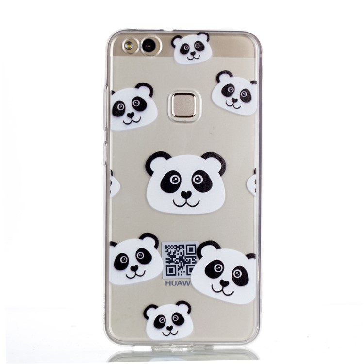 Ultra Thin Patterned Soft TPU Cell Phone Case for Huawei P10 Lite - Pandas-2