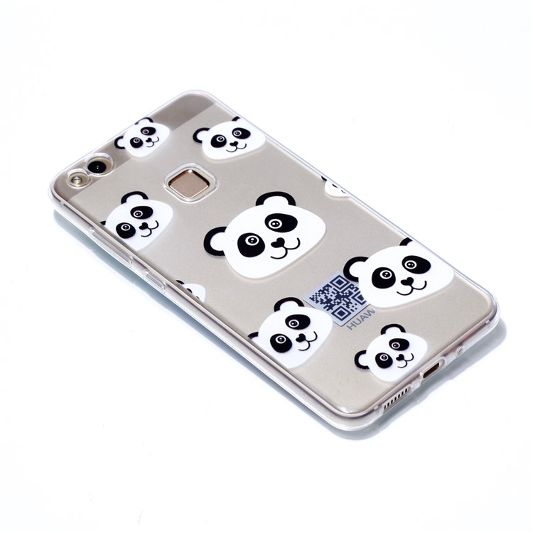 Ultra Thin Patterned Soft TPU Cell Phone Case for Huawei P10 Lite - Pandas-3