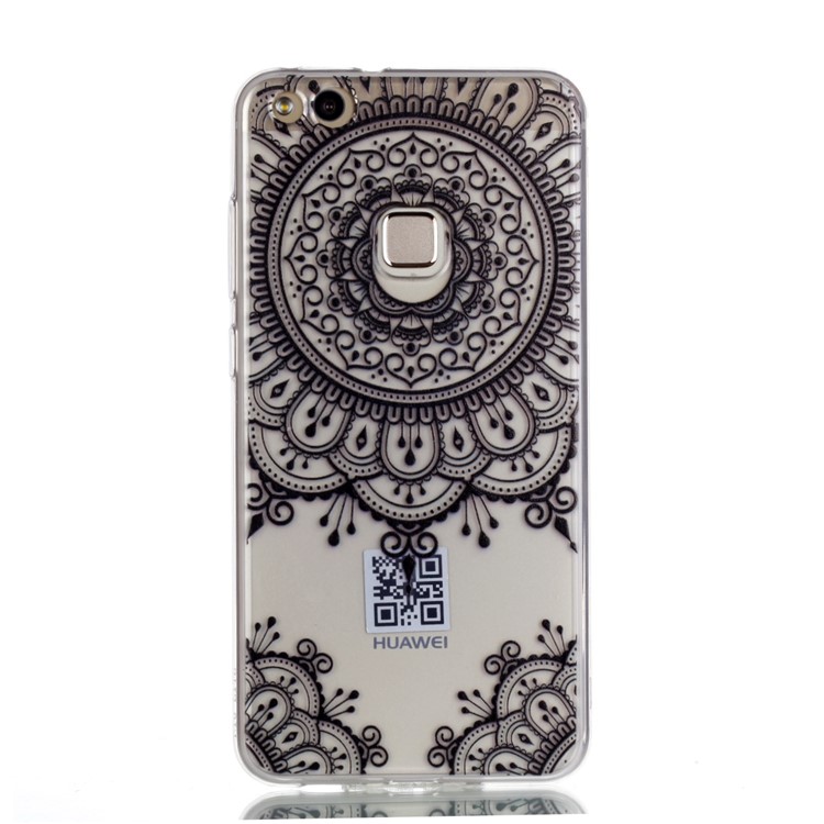 Ultra Thin Patterned Soft TPU Protective Case for Huawei P10 Lite - Lace Pattern-2