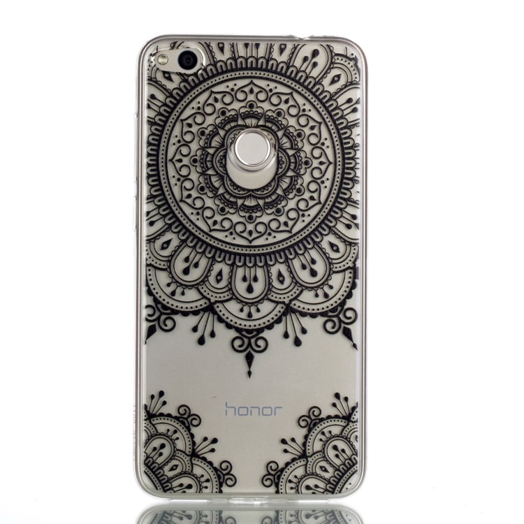 Pattern Printing TPU Soft Cover for Huawei P8 Lite (2017) / Honor 8 Lite - Lace Flower-2
