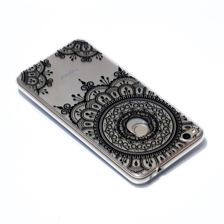 Pattern Printing TPU Soft Cover for Huawei P8 Lite (2017) / Honor 8 Lite - Lace Flower-4