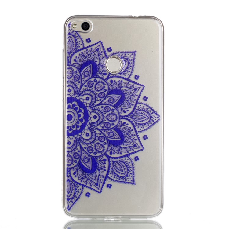 Pattern Printing TPU Soft Shell for Huawei P8 Lite (2017) / Honor 8 Lite - Mandala Flower-2