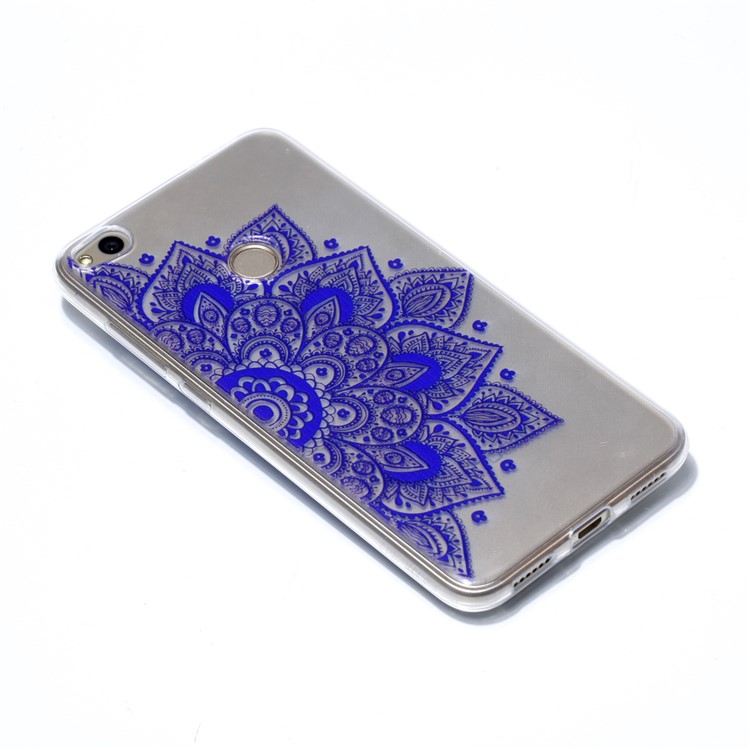 Pattern Printing TPU Soft Shell for Huawei P8 Lite (2017) / Honor 8 Lite - Mandala Flower-3