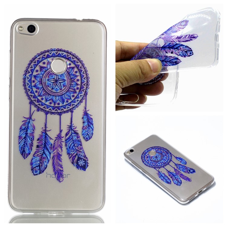 Pattern Printing TPU Phone Shell for Huawei P8 Lite (2017) / Honor 8 Lite - Dream Catcher-1