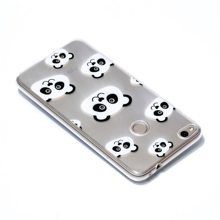 Pattern Printing TPU Mobile Cover for Huawei P8 Lite (2017) / Honor 8 Lite - Pandas-4