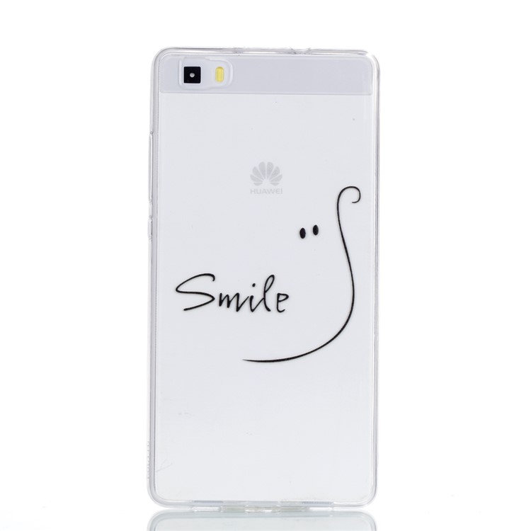 Pattern Printing TPU Soft Case for Huawei P8 Lite (2015) - SMILE Pattern-2