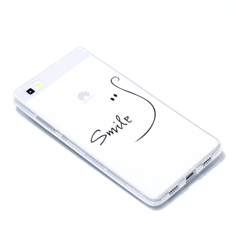 Pattern Printing TPU Soft Case for Huawei P8 Lite (2015) - SMILE Pattern-3