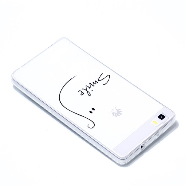 Pattern Printing TPU Soft Case for Huawei P8 Lite (2015) - SMILE Pattern-4