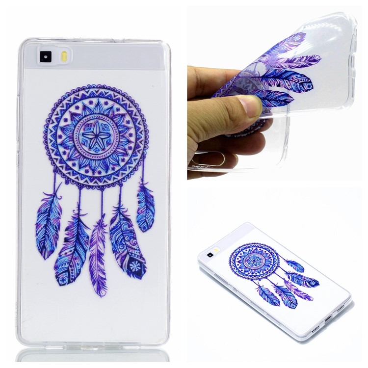 Pattern Printing TPU Case Cover for Huawei P8 Lite (2015) - Dream Catcher-1