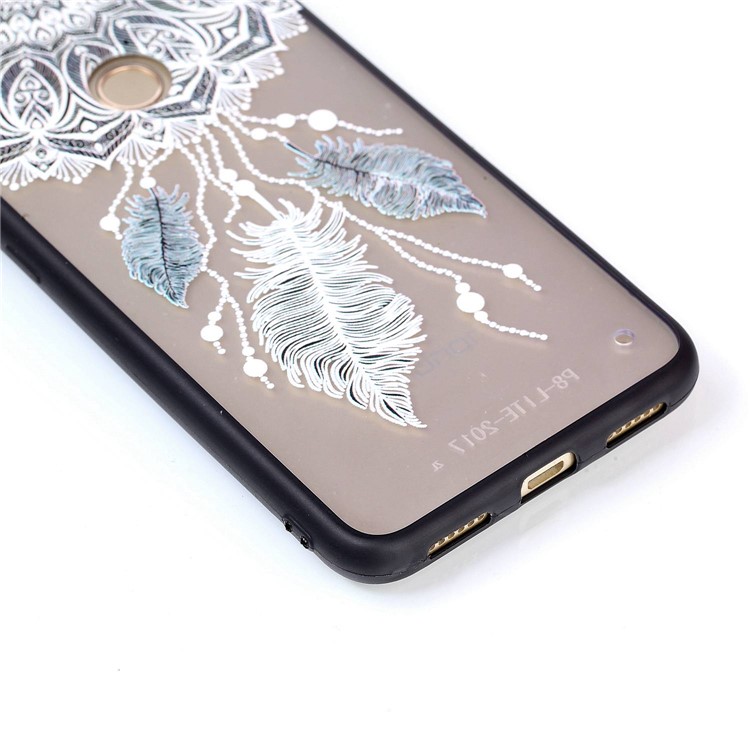 Rubberized Embossed TPU + PC Hybrid Mobile Phone Cover for Huawei P8 Lite (2017)/Honor 8 Lite - Dream Catcher-4
