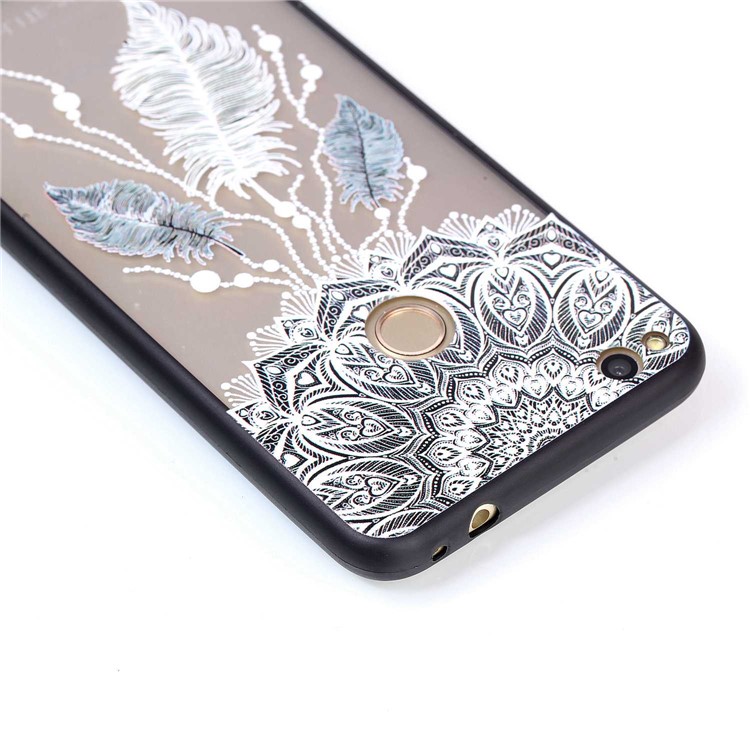 Rubberized Embossed TPU + PC Hybrid Mobile Phone Cover for Huawei P8 Lite (2017)/Honor 8 Lite - Dream Catcher-5
