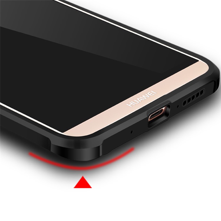 Wrapped Edges Soft Embossed TPU Mobile Cover for Huawei Mate 10 Pro - Love Cat-3
