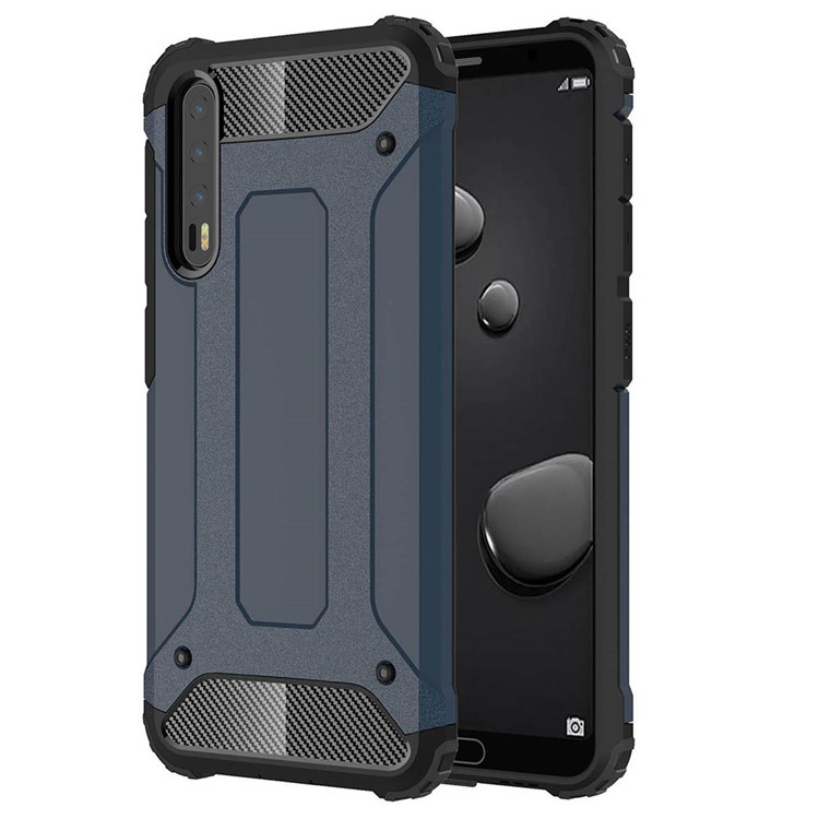 Armor Guard Plastic + TPU Combo Casing for Huawei P20 Pro - Dark Blue