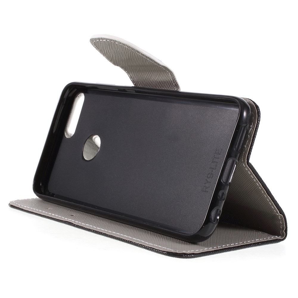 Custodia A Portafoglio In Similpelle Con Motivo Incrociato Per Huawei Honor 9 Lite / Honor 9 Edizione Giovanile - Non Toccare Il Mio Telefono-4
