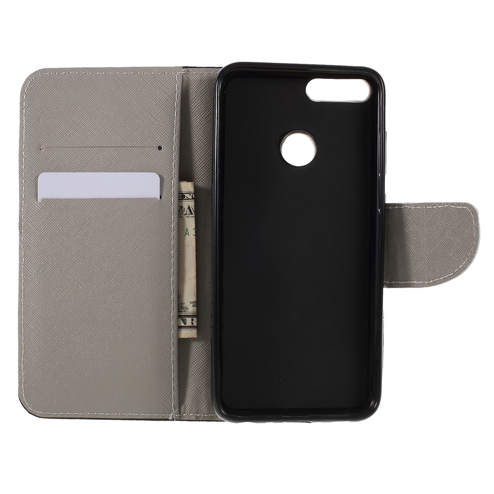 Custodia A Portafoglio In Similpelle Con Motivo Incrociato Per Huawei Honor 9 Lite / Honor 9 Edizione Giovanile - Non Toccare Il Mio Telefono-6